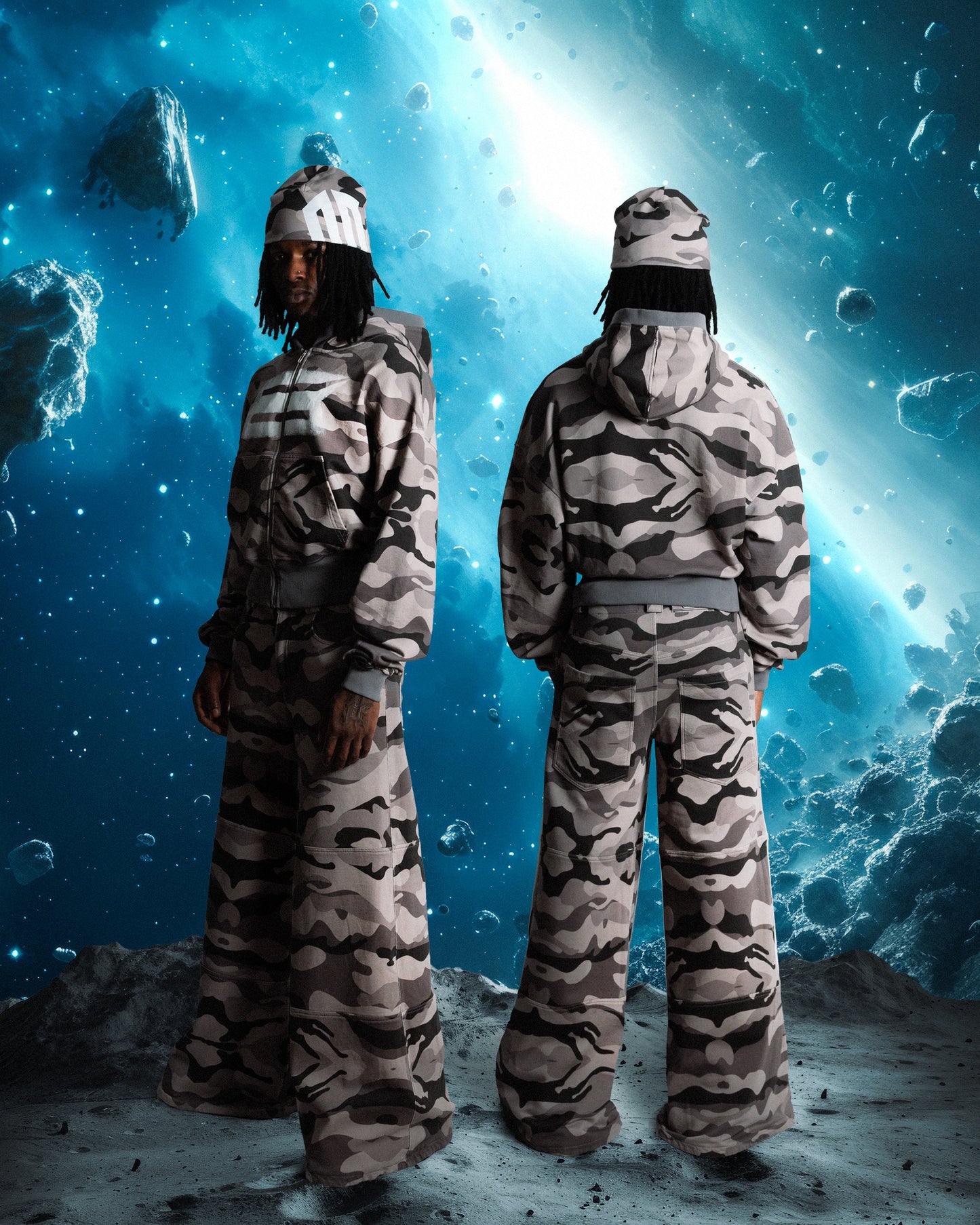 PANTALON REVERSIBLE CAMO/DENIM