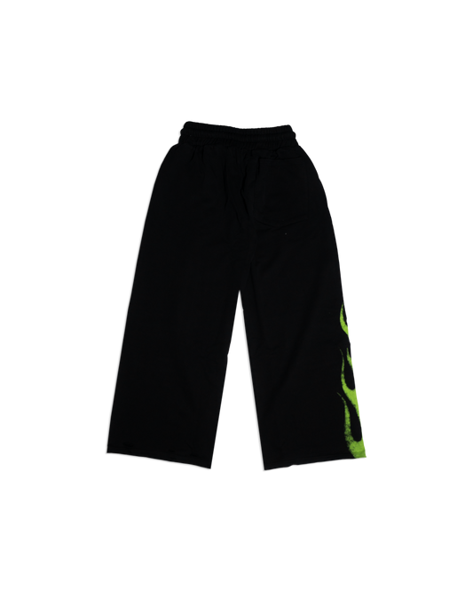 FUEL INJECTED BLACK SWEATPANTS