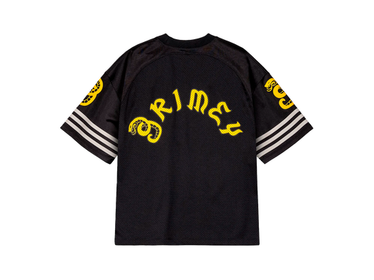 Camiseta De Football Droppin Science Mesh Boxy Black