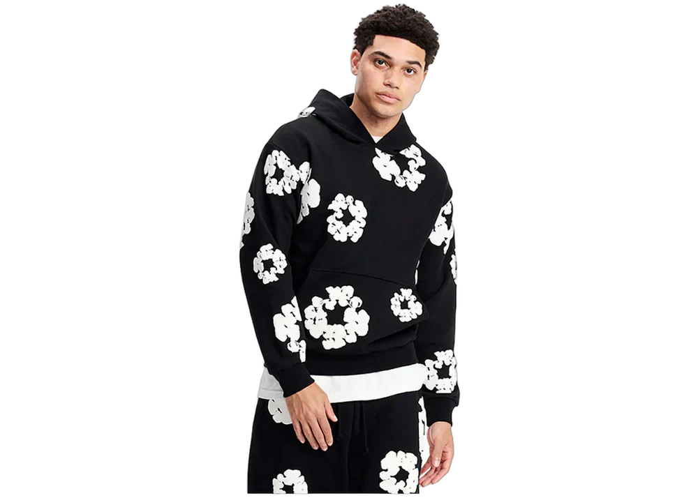 Denim Tears The Cotton Wreath Sweatshirt Black
