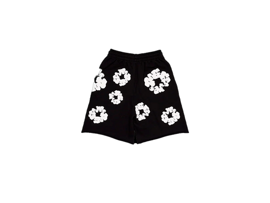 Denim Tears The Cotton Wreath Shorts Black