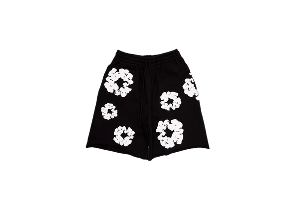 Denim Tears The Cotton Wreath Shorts Black