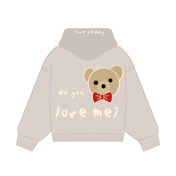 love teddy hoodie