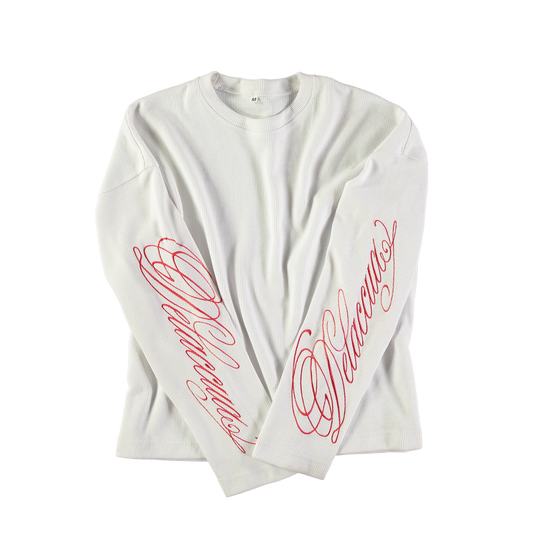 Waffle Longsleeve White