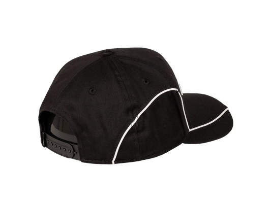 Infamous Curved Visor Snapback Cap Black