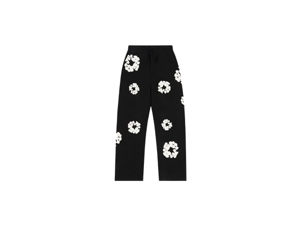 Denim Tears The Cotton Wreath Sweatpants Black