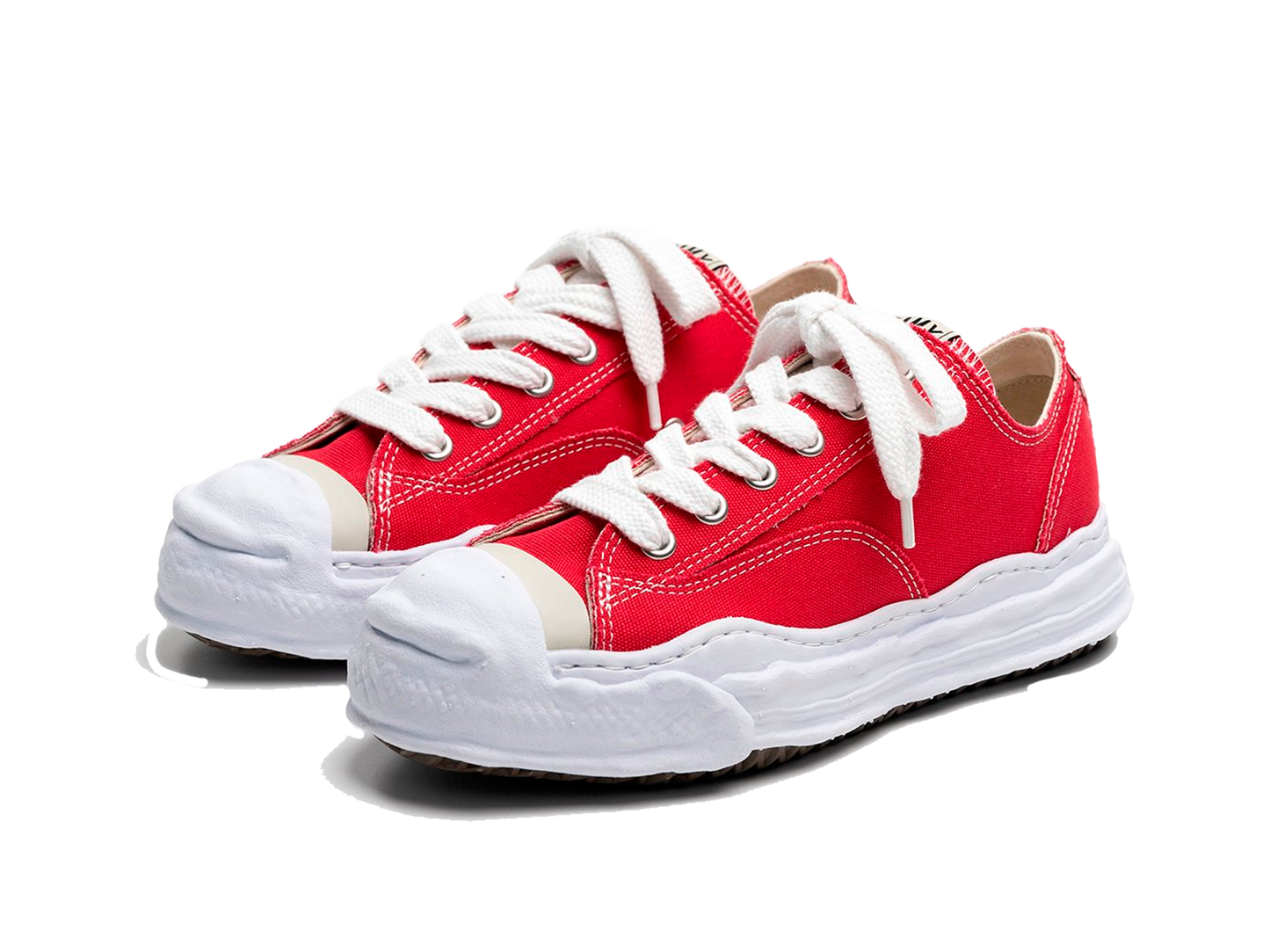 Maison Mihara Yasuhiro Hank OG Sole Canvas Low Red