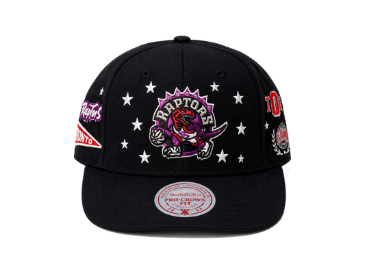 Mitchell & Ness Gorra Snapback Toronto Raptors Black
