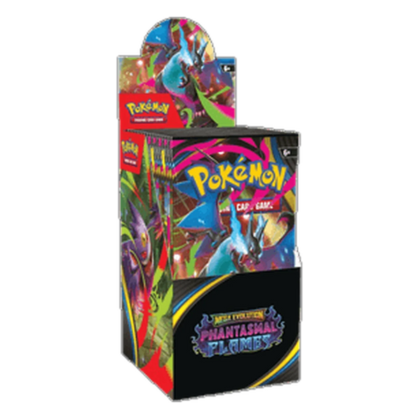 2025 Pokémon Mega Evolution Phantasmal Flames Half Booster Box