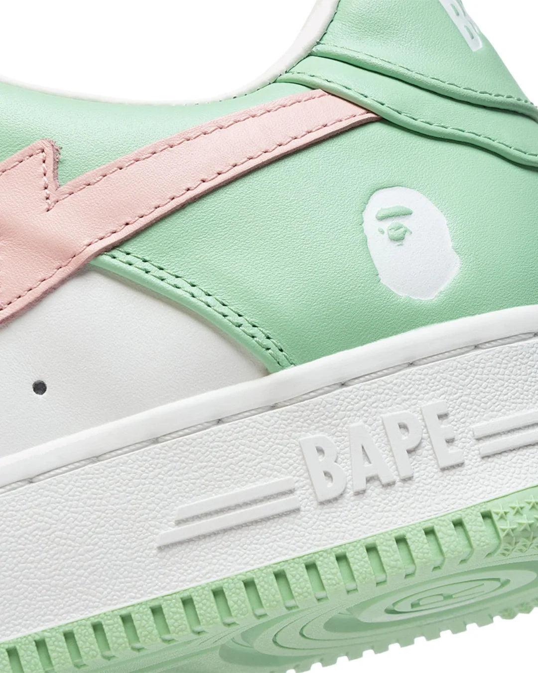 Overkicks - A Bathing Ape Bape Sta Pastel Green (001FWH701005_GRN_A) - imagen 5