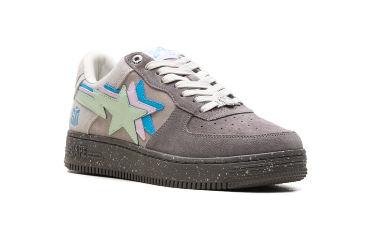 Overkicks - A Bathing Ape Bape Sta Sneaker News Night (1J23191906CGRA) - detalle lateral interior