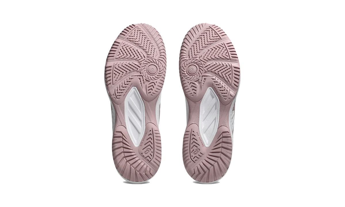 Overkicks - ASICS Court Slide 4 White Morganite (Womens) (1042A283-102) - vista superior