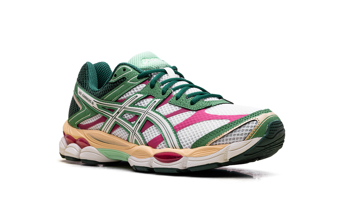 Overkicks - ASICS Gel-Cumulus 16 Green Cream Ivory (1203A763-100) - detalle lateral interior