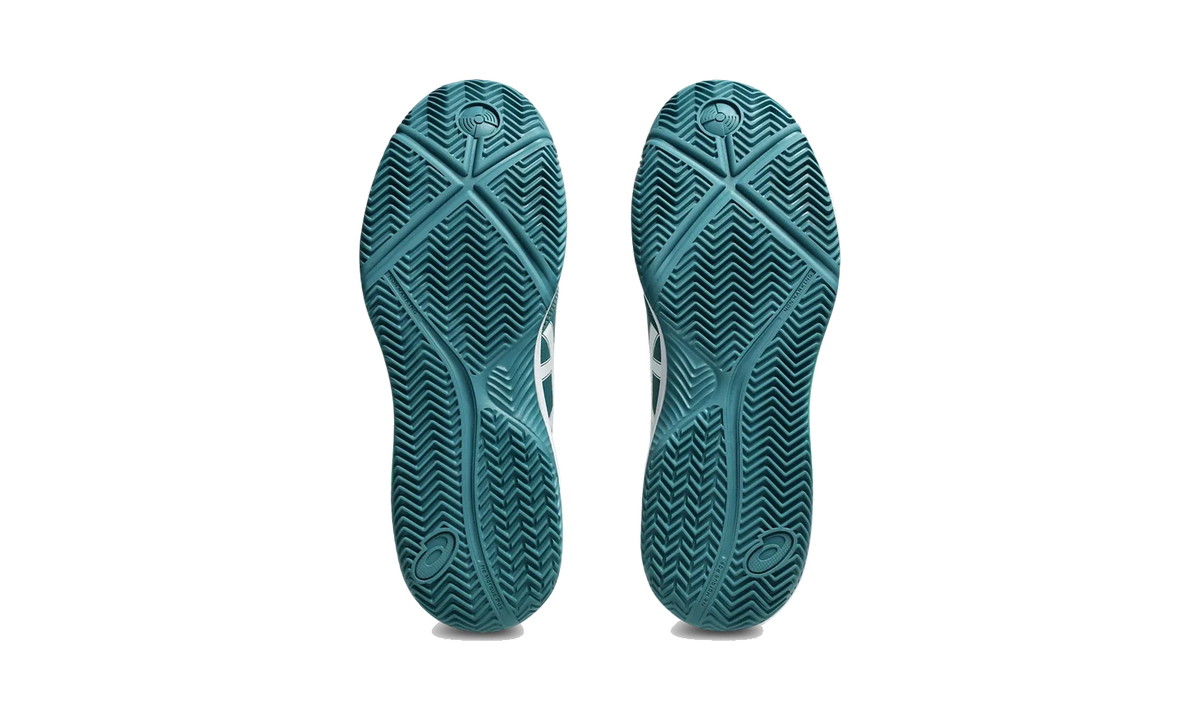 Overkicks - ASICS Gel-Dedicate 8 Padel Misty Pine White (1041A414-301) - vista superior