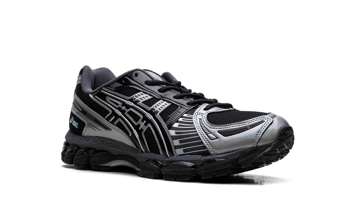Overkicks - ASICS Gel-Kayano 12.1 Holiday Pack Black Pure Silver (1203A996-001) - detalle lateral interior