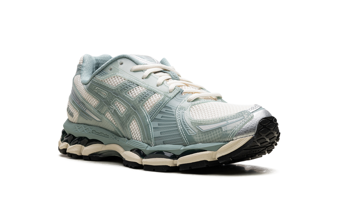 Overkicks - ASICS Gel-Kayano 12.1 Kith Cream Sage (1203A675-100) - detalle lateral interior