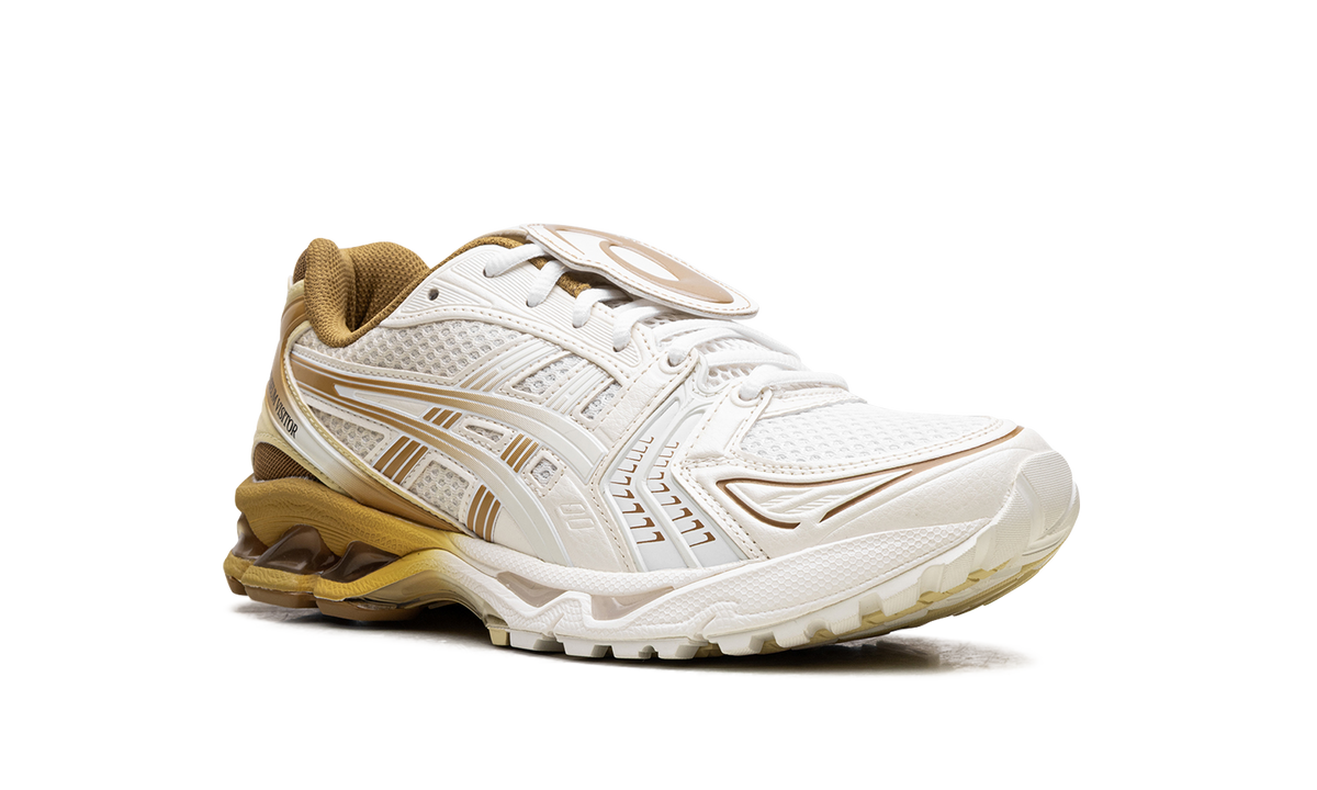 Overkicks - ASICS Gel-Kayano 14 The Museum Visitor Cream Gold (1203A528-100) - detalle lateral interior