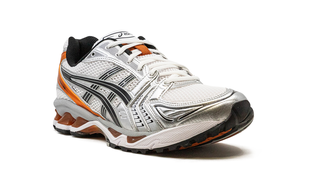 Overkicks - ASICS Gel-Kayano 14 White Piquant Orange (1201A019-109) - detalle lateral interior