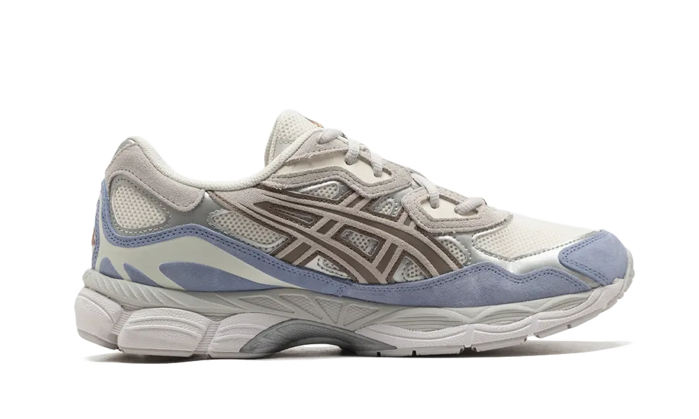 Overkicks - ASICS Gel-NYC Cream Cloud Grey Blue (1203A953-100) - detalle suela