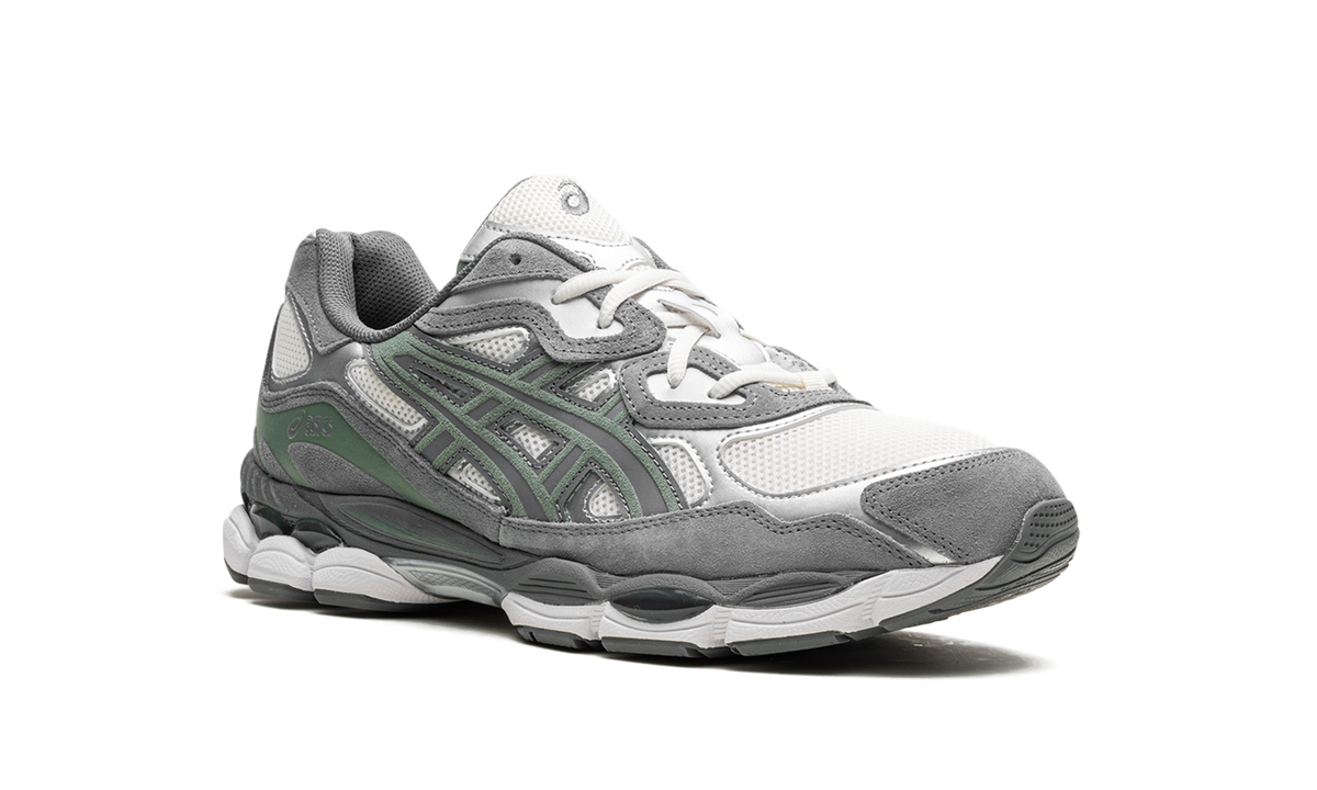 Overkicks - ASICS Gel-NYC Cream Steel Grey (1203A383-101) - detalle lateral interior