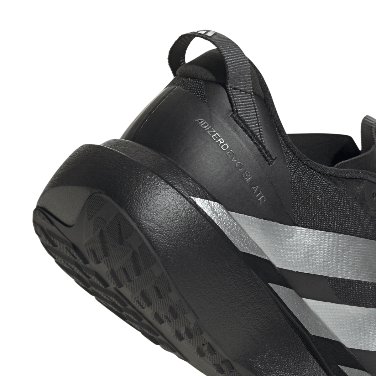 Overkicks - Adidas Adizero Evo SL ATR Black Silver Metallic (KK2683) - detalle