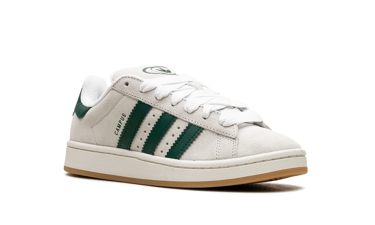 Overkicks - Adidas Campus 00s Crystal White Collegiate Green (JQ7784) - detalle lateral interior
