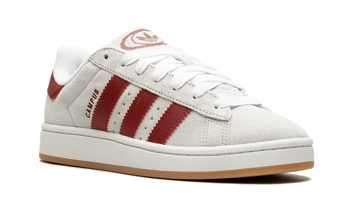 Overkicks - Adidas Campus 00s Crystal White Preloved Ruby (JQ7783) - detalle lateral interior
