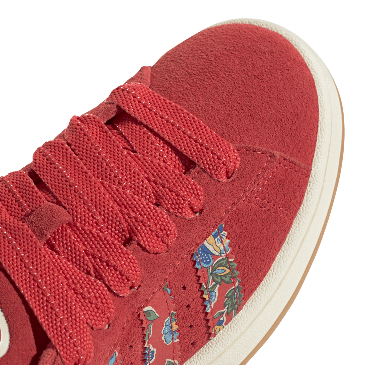 Overkicks - Adidas Campus 00s Liberty London Semi Lucid Red (JS1330) - detalle