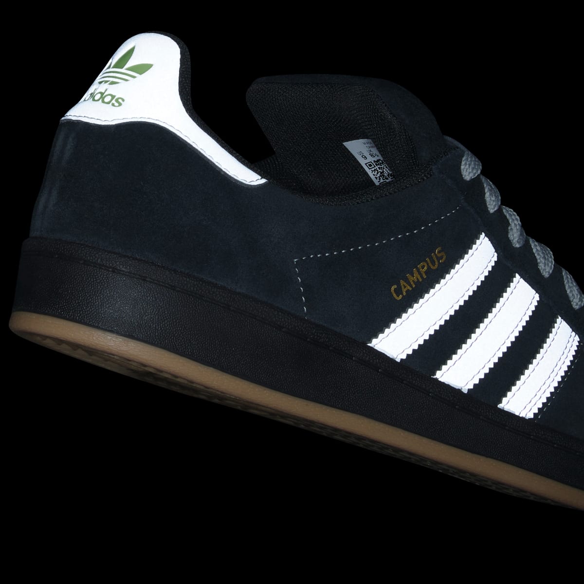 Overkicks - Adidas Campus 90s ADV Core Black Grey (JP8206) - detalle