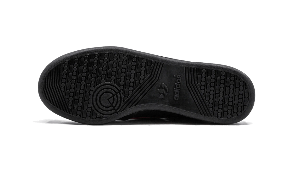 Overkicks - Adidas Continental 80 Black Scarlet Red (G27707) - vista superior