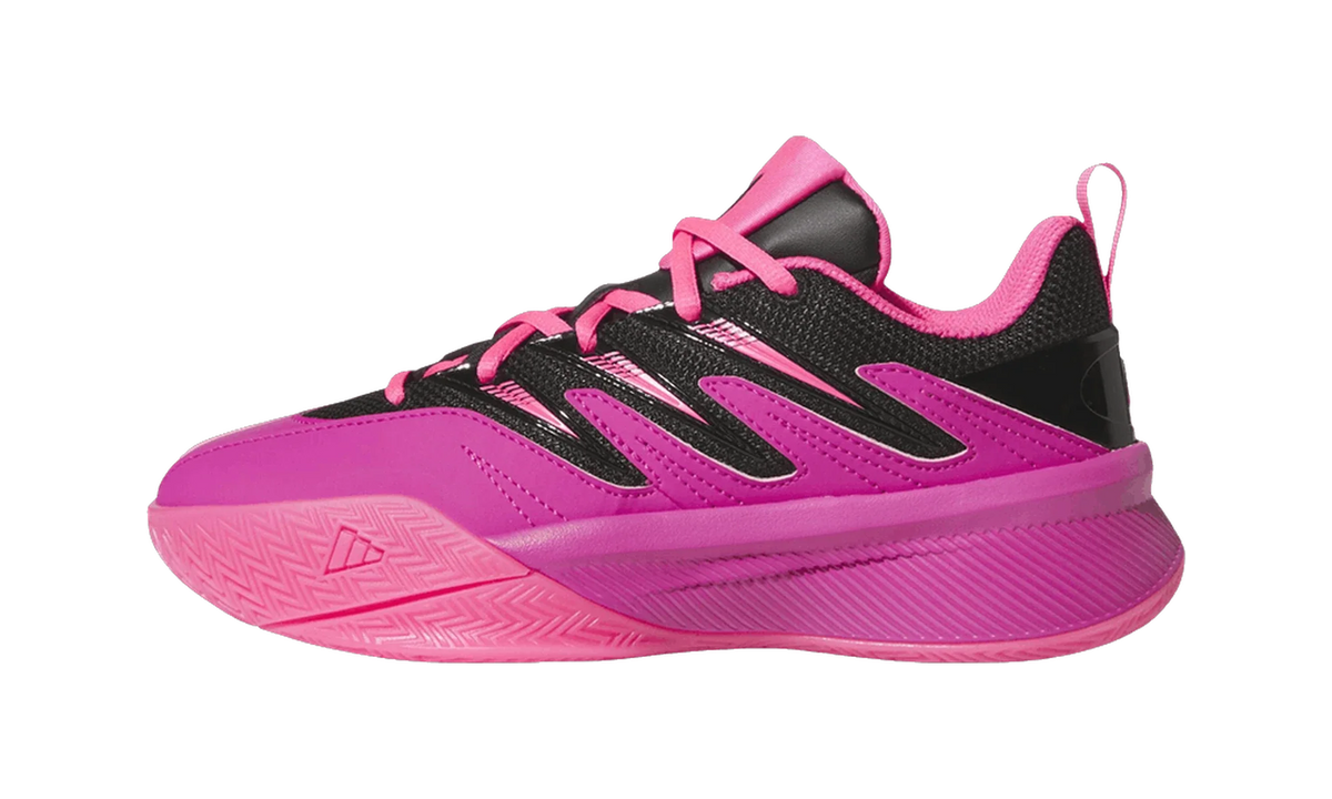 Overkicks - Adidas Dame Certified 3 Lucid Fuchsia Core Black Lucid Pink (GS) (JP7660) - vista lateral