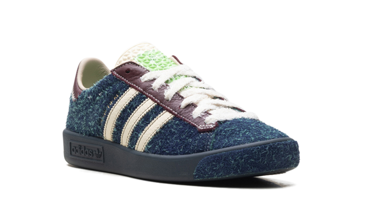 Overkicks - Adidas Forest Hills Brain Dead Green Violet Tone (JR7971) - detalle lateral interior
