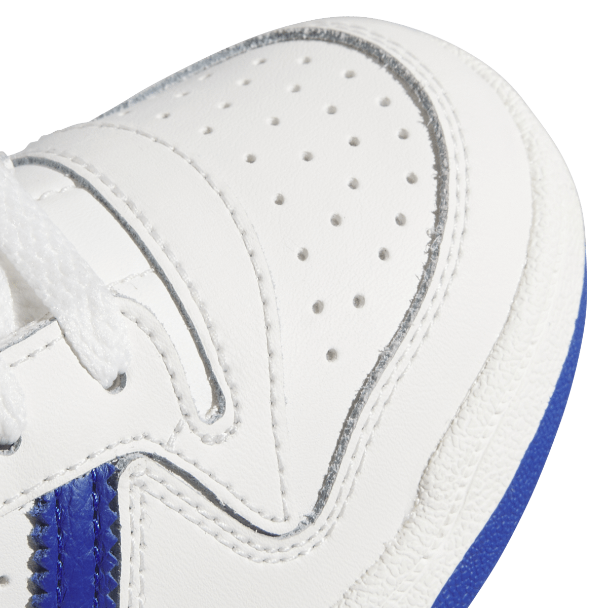 Overkicks - Adidas Forum Low CL Core White Royal Blue (PS) (IH7922) - imagen 8
