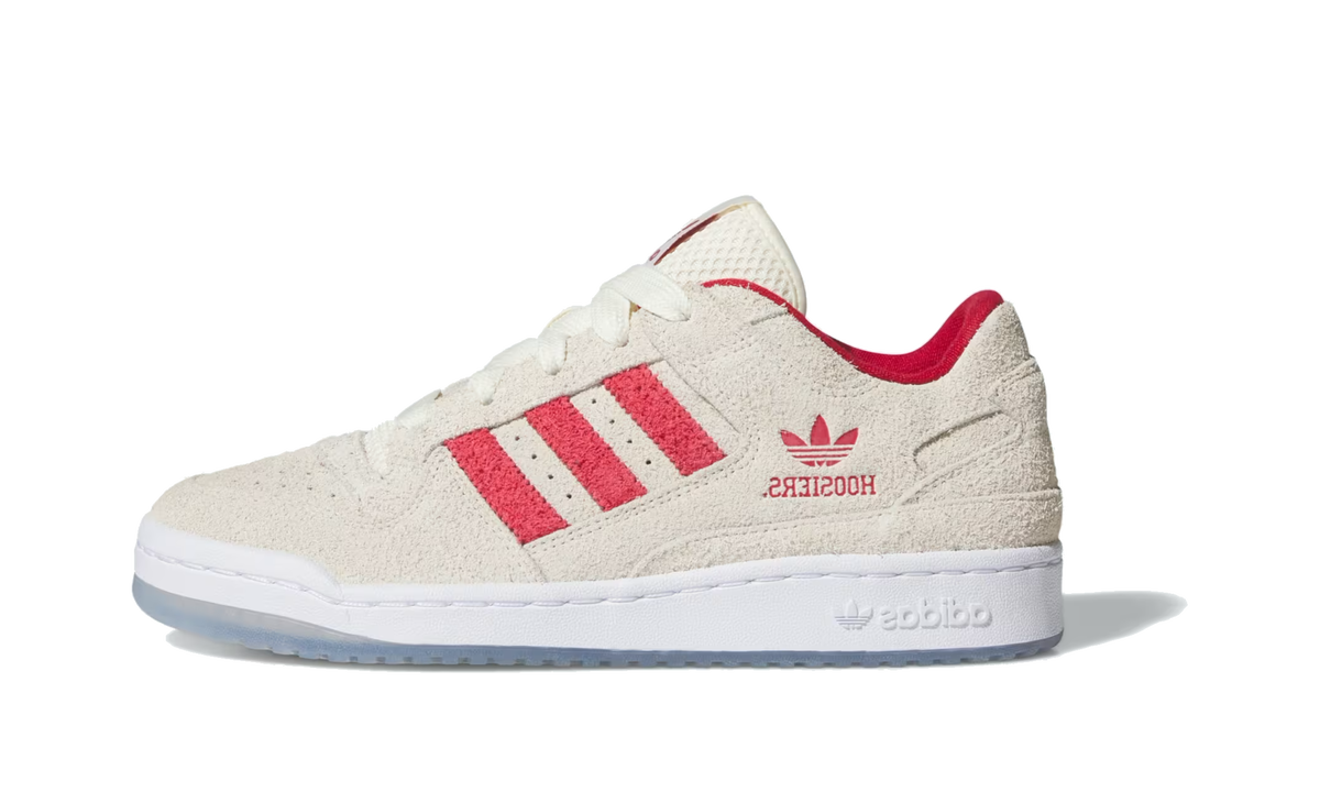 Overkicks - Adidas Forum Low Indiana Hoosiers (HQ7482) - vista lateral