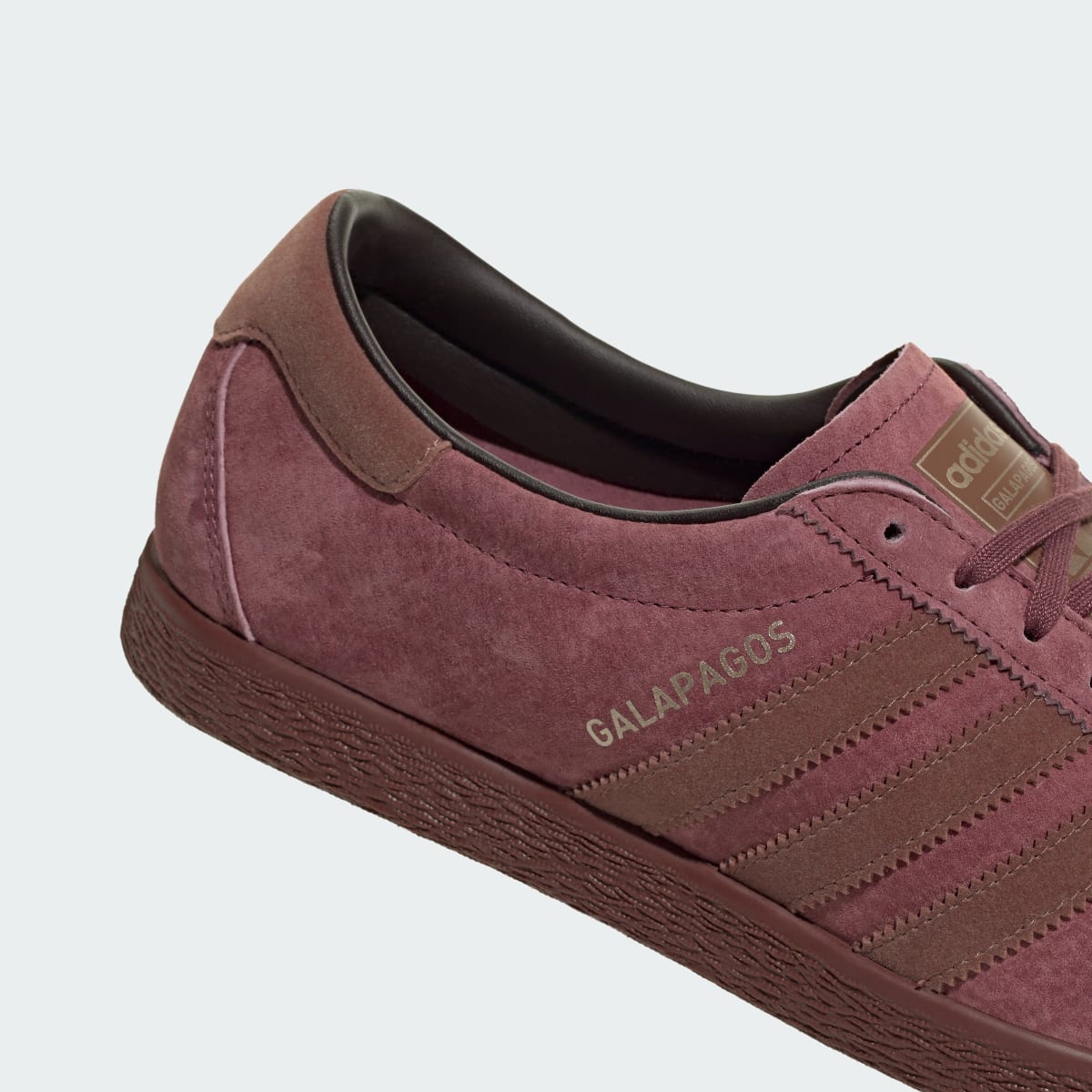Overkicks - Adidas Galapagos Burgundy Wild Sepia (HQ7272) - detalle