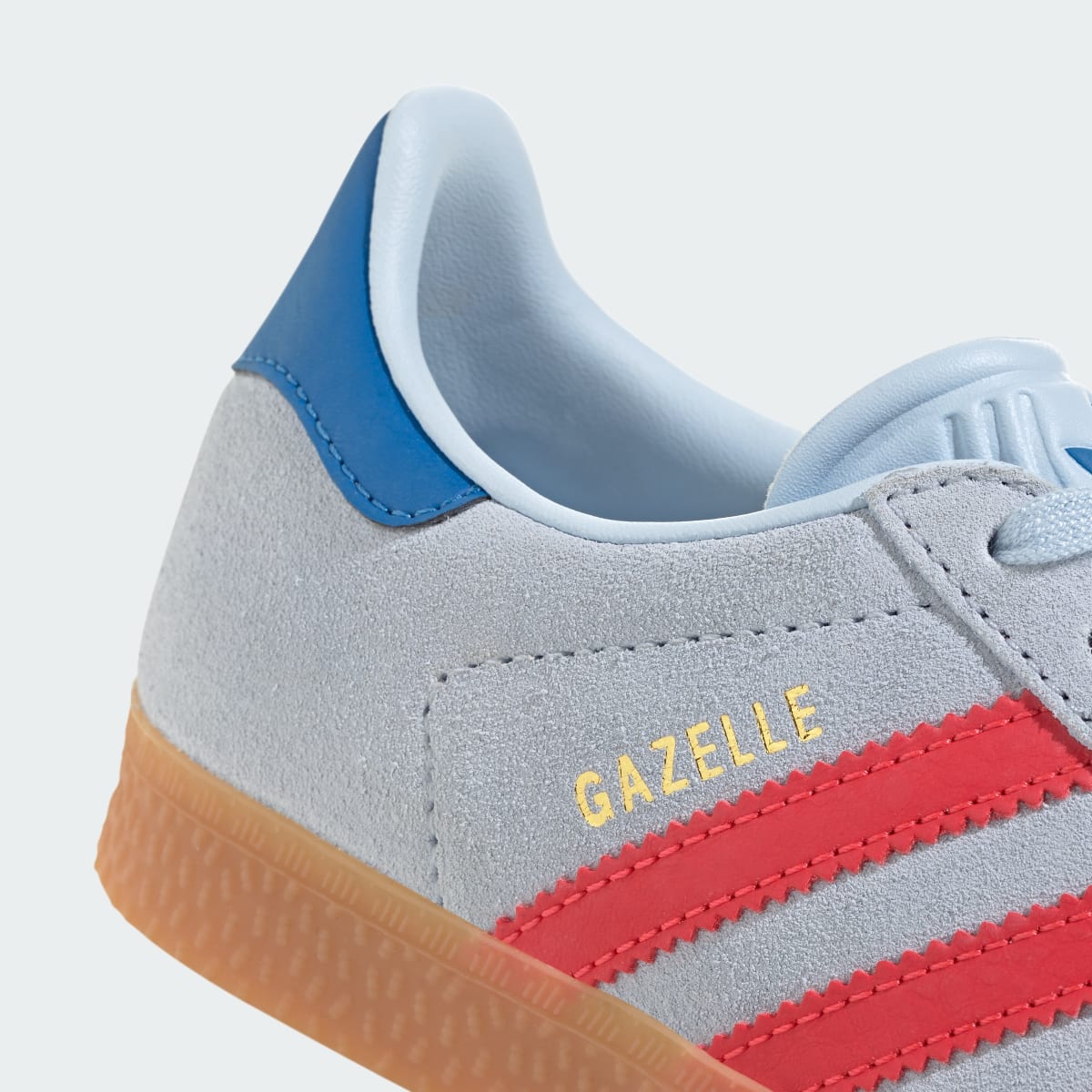Overkicks - Adidas Gazelle Crystal Sky Lucid Red Blue Bird (PS) (KI4036) - imagen 9