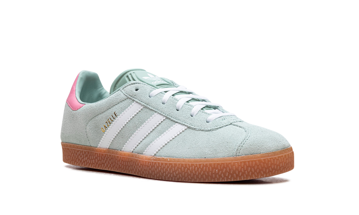 Overkicks - Adidas Gazelle Hazy Green Bliss Pink (IG9152) - detalle lateral interior