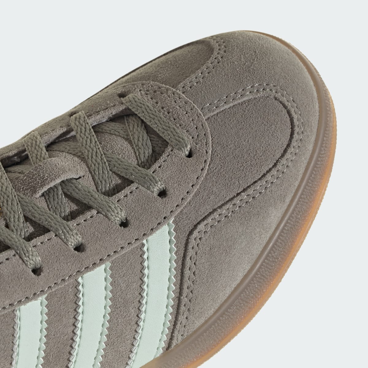 Overkicks - Adidas Gazelle Indoor Silver Pebble Linen Green (JR2430) - detalle