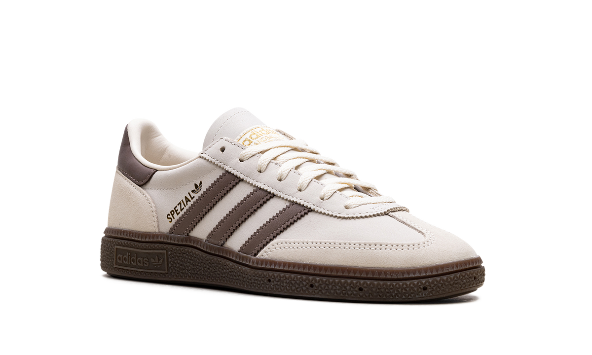 Overkicks - Adidas Handball Spezial Brown Cream White (JR3365) - detalle lateral interior