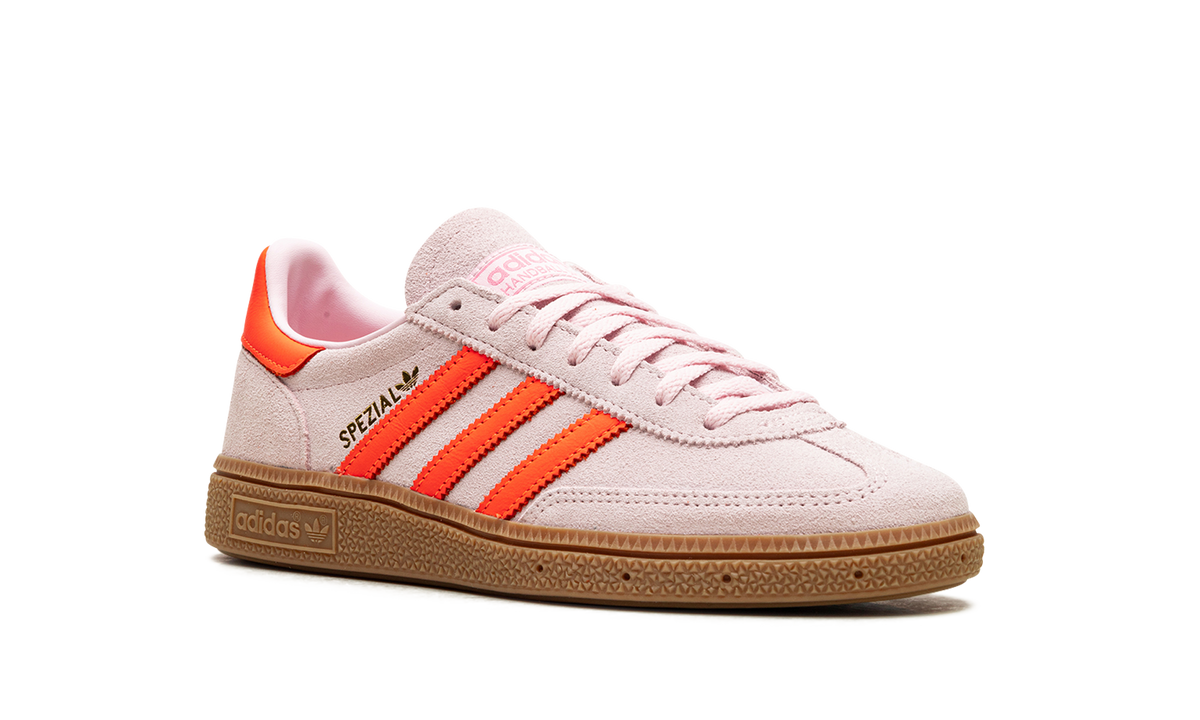 Overkicks - Adidas Handball Spezial Clear Pink Solar Orange (JS0250) - detalle lateral interior