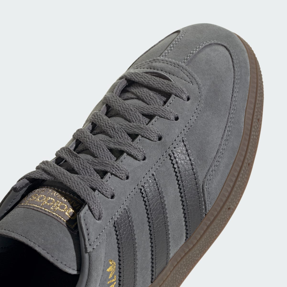 Overkicks - Adidas Handball Spezial Dark Grey Black Gum (ID8780) - detalle