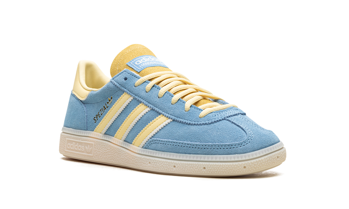 Overkicks - Adidas Handball Spezial Semi Blue Burst Almost Yellow (IG6276) - detalle lateral interior