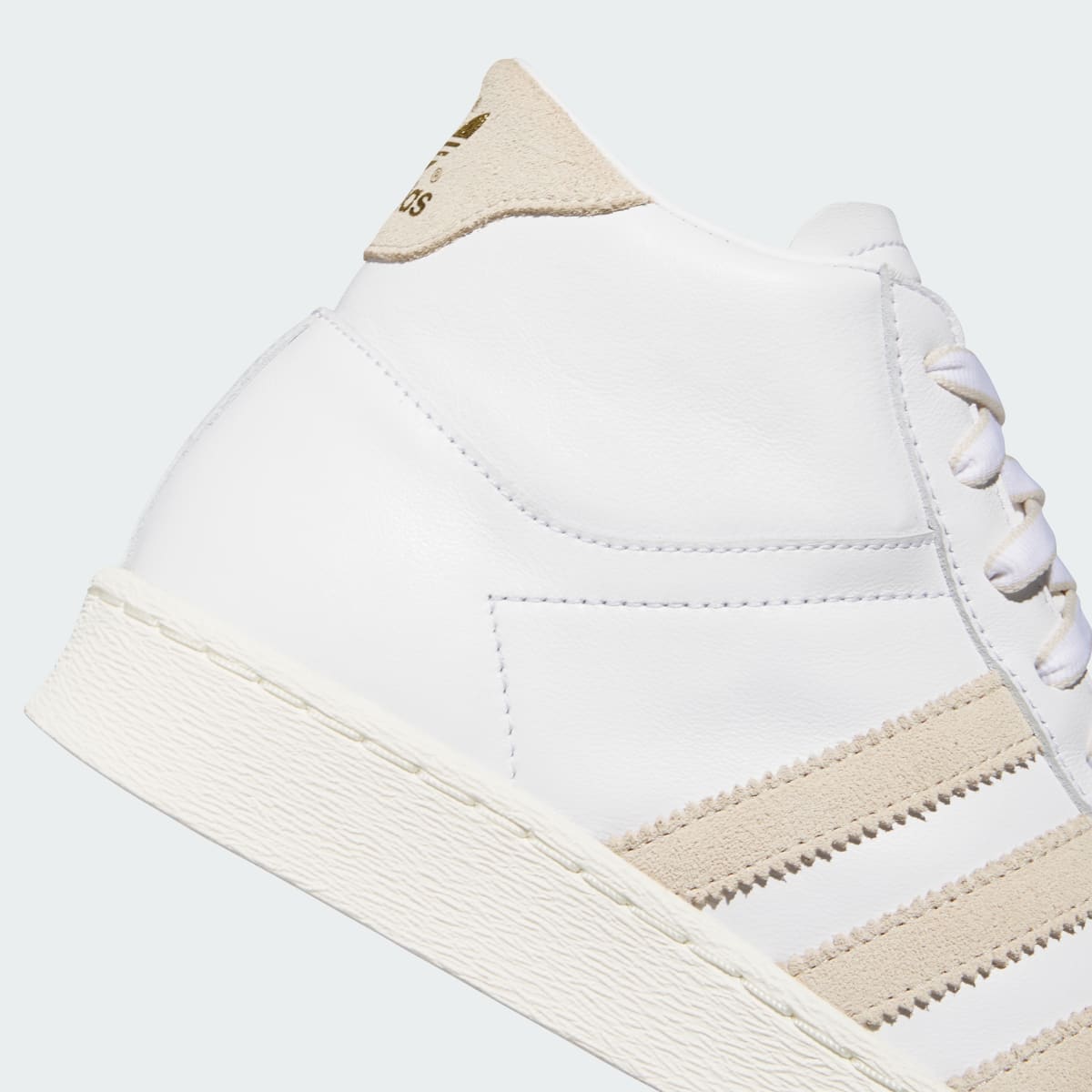 Overkicks - Adidas Jabbar Hi White Crystal Linen Off White (Womens) (JQ1512) - detalle