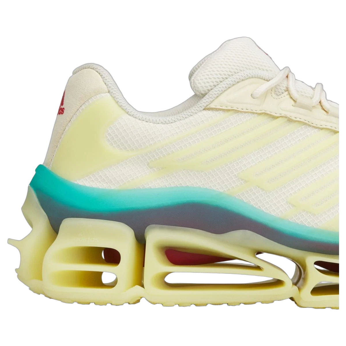 Overkicks - Adidas Megaride AG Willy Chavarria Cream White Yellow (KJ2040) - detalle