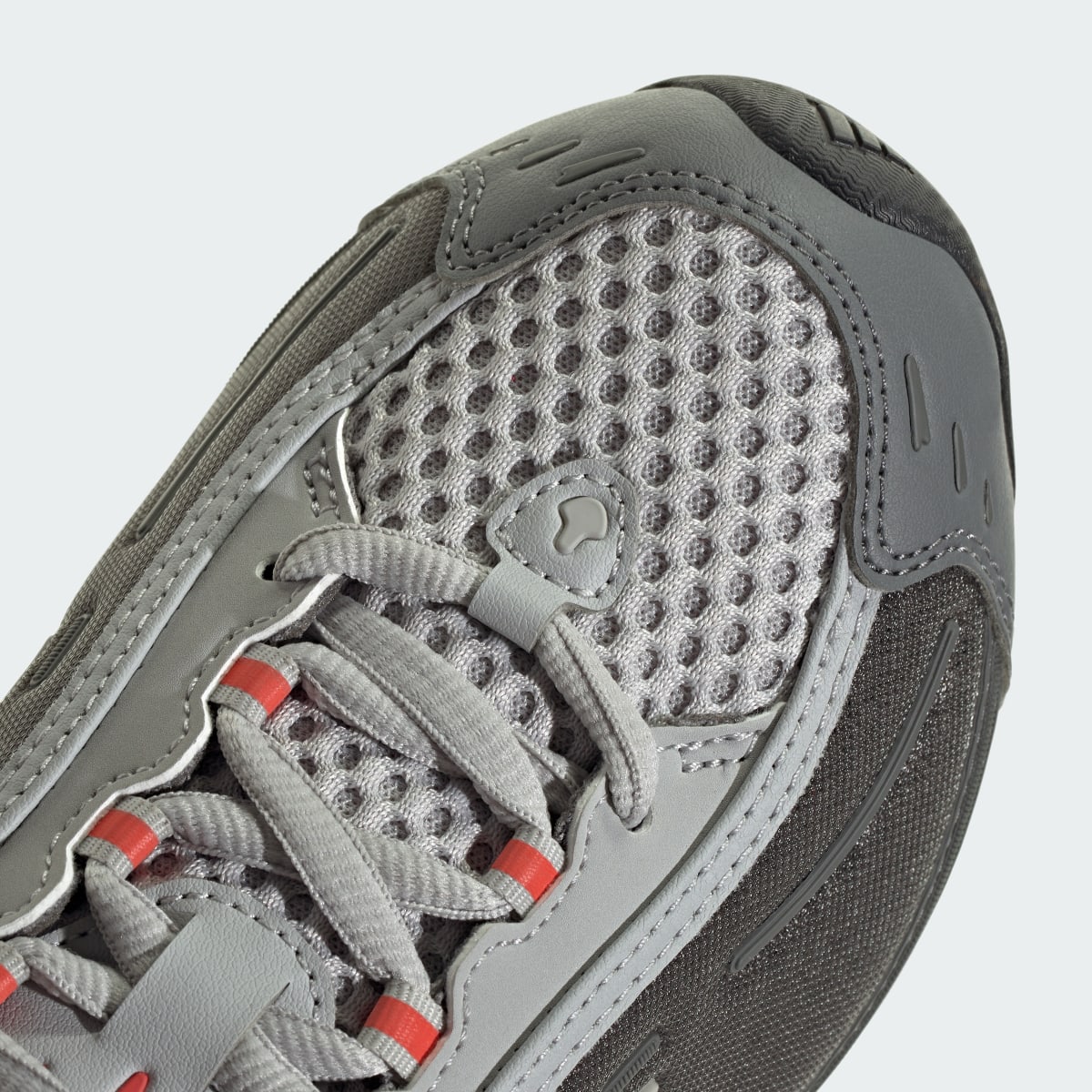 Overkicks - Adidas Megaride O1 Grey Two Grey Four Bright Red (GS) (JR1105) - imagen 9