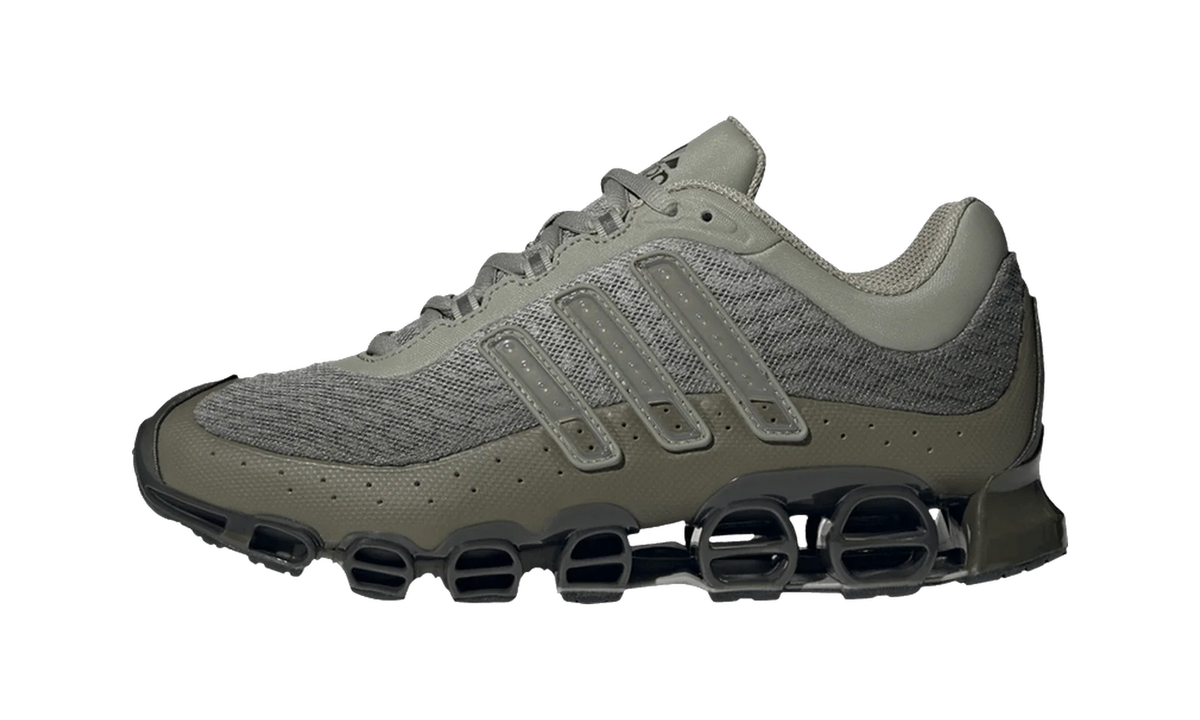 Overkicks - Adidas Megaride Olive Strata Silver Pebble Shadow Olive (IH0970) - vista lateral