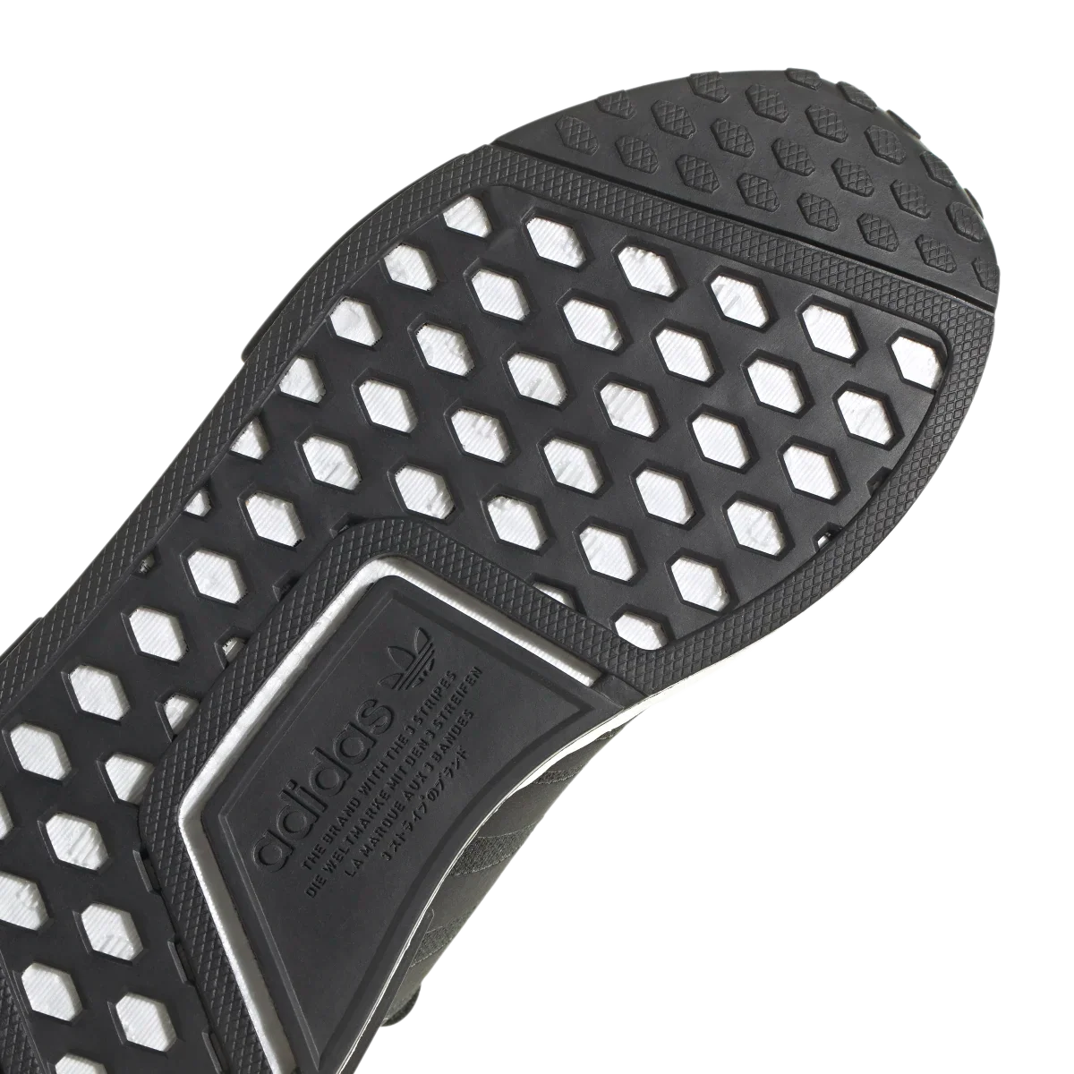 Overkicks - Adidas NMD R1 Refined Core Black Cloud White (GS) (H02333) - imagen 5