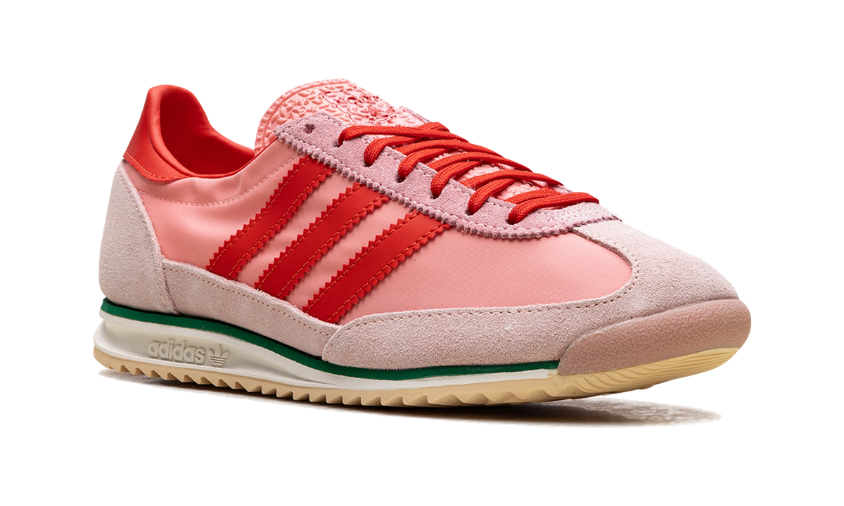 Overkicks - Adidas SL 72 OG Semi Pink Spark Red (JS0254) - detalle lateral interior