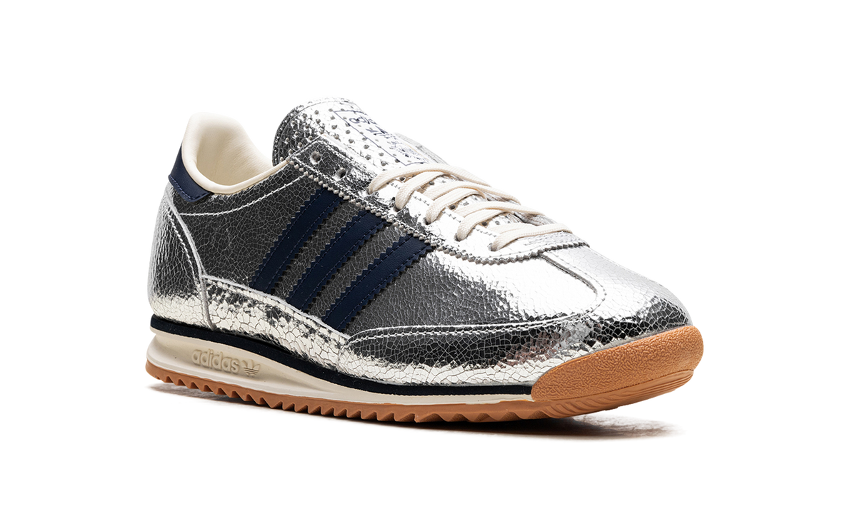 Overkicks - Adidas SL 72 OG Silver Metallic Collegiate Navy (JH8654) - detalle lateral interior