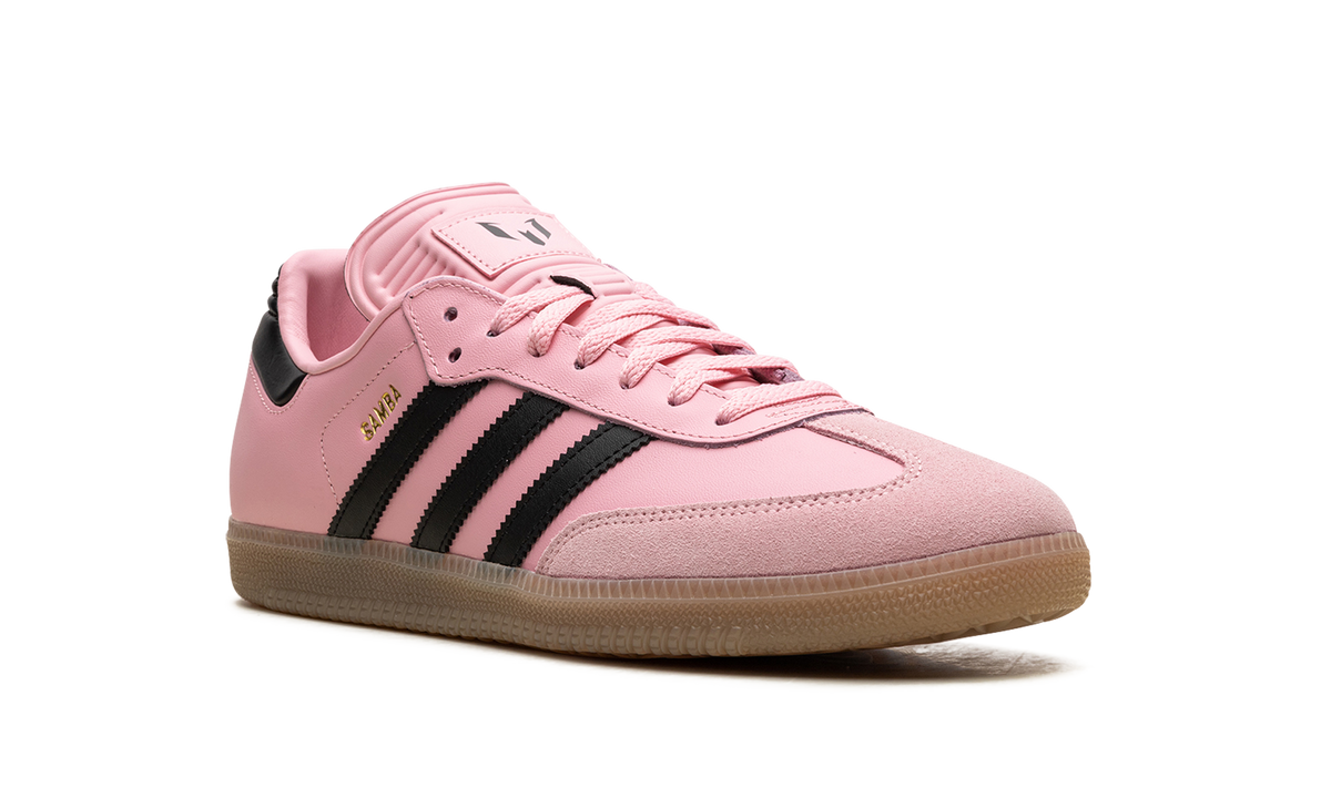 Overkicks - Adidas Samba Inter Miami CF Messi Pink (IH8158) - detalle lateral interior